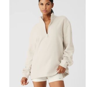 Renown Heavy Weight 1/4 Zip - Bone